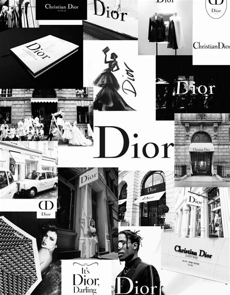 dior collage|dior aesthetic wallpaper.